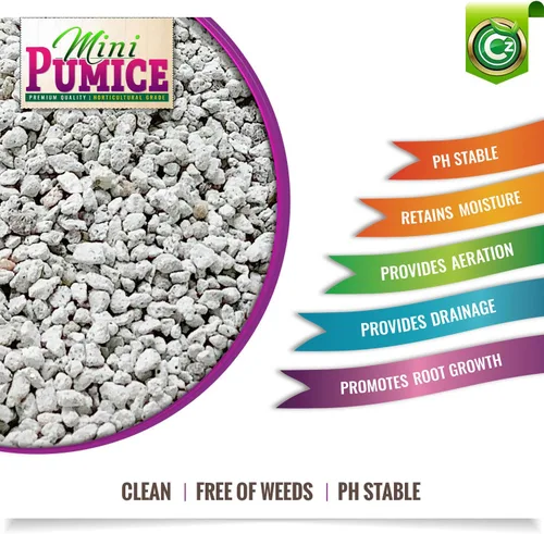 Miniatura 2 de Piedra Pómez para Medios de Cultivo - Fabricada en EE. UU. para Bonsáis • Suculentas • Cactus • Orquídeas - Aditivo Acondicionador de Enmienda