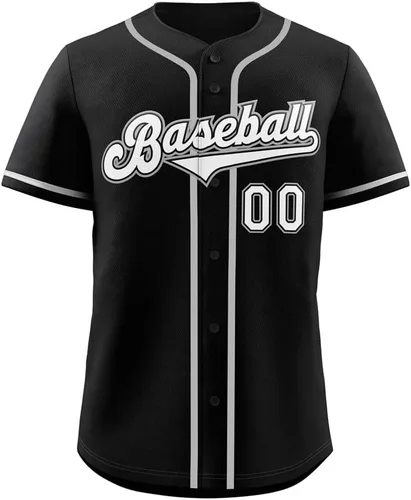 Miniatura 24 de Camisetas de béisbol personalizadas para hombres, mujeres, niños, camisetas con botones, personalizadas, número de nombre impreso o cosido