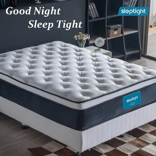 Miniatura 7 de Colchón Queen de nivel hotelero de 12 pulgadas, colchón híbrido Queen en una bolsa, resorte de espuma viscoelástica para soporte firme medio