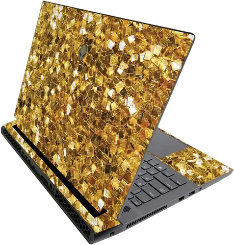 Miniatura 42 de MightySkins - Skin brillante con purpurina para Alienware M17 R3 (2020) y M17 R4 (2021) - Diversión de los años 90 Acabado duradero con purpurina