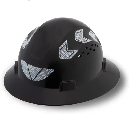 Casco de seguridad de ala completa ventilado, casco de seguridad UNINOVA ANSI Z89.1, aprobado por la OSHA, cascos de construcción para hombres y