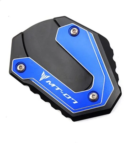 Miniatura 13 de Soporte lateral para motocicleta, ampliación, tapones de aire para válvula de neumático para Yamaha FZ07 FZ 07 MT07 MT 07 MT-07 MT-07 2014 2023 Rojo