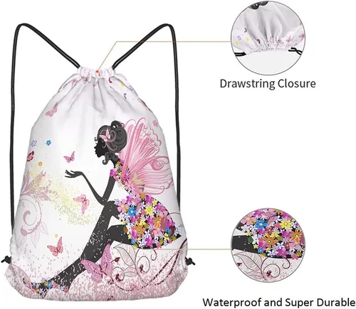 Miniatura 5 de Bolsas de béisbol con cordón, mochila deportiva para gimnasio, bolsa con cordón, Multi-a03, Mochilas de viaje