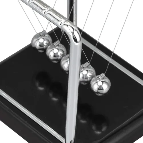Miniatura 8 de Pissente Bola de péndulo de equilibrio, bolas de péndulo de metal de equilibrio Newtons, juegos de oficina, decoración de escritorio, accesorios