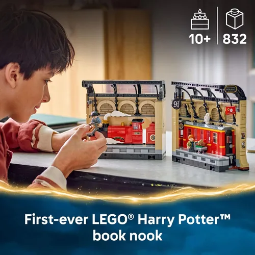 Miniatura 2 de LEGO Harry Potter Book Nook: Hogwarts Express Building Set – Decoración de estante de dormitorio para niños, niñas y fanáticos, a partir de 10 años