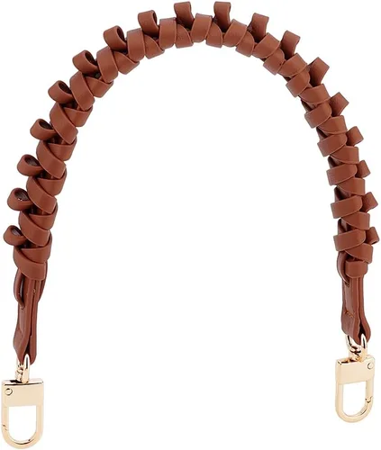 Miniatura 12 de PH PandaHall 1 pieza 17 pulgadas trenzado imitación cuero asas de repuesto bolsos correas bolso bandolera correa con hebilla de langosta giratoria