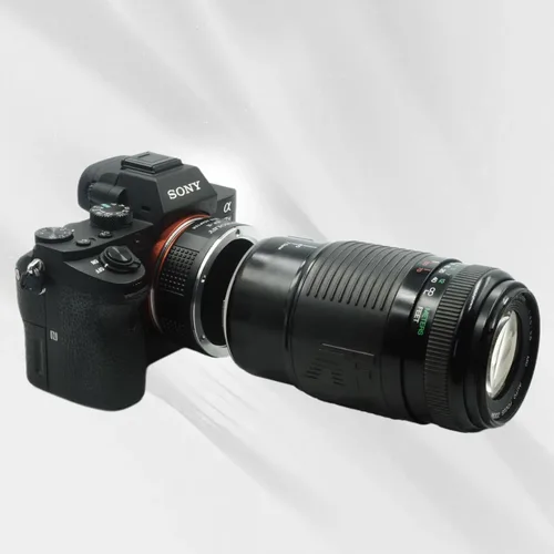 Miniatura 4 de PHOLSY Adaptador de Lente de Enfoque Manual Compatible con Lentes Canon EOS EF a Cámara de Montura E Compatible con Sony a1 a9ii a7S iii/ii, a7R