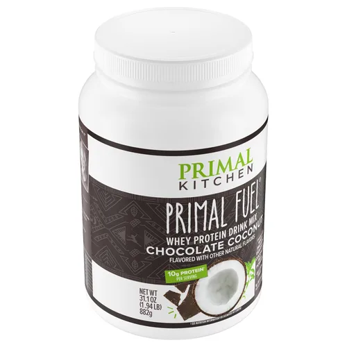 Miniatura 5 de Primal Kitchen Primal Fuel Proteína en Polvo de Suero de Leche de Chocolate y Coco, Sin Gluten y Sin Soja, 1.94 Libras