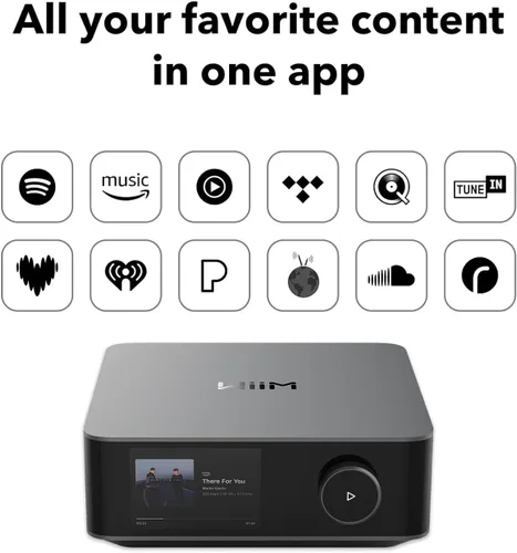 Miniatura 8 de WiiM Amp Ultra con control remoto por voz 2 Amplificador de transmisión de 100W con DAC ESS ES9039Q2M Premium y amplificadores Dual TI TPA3255