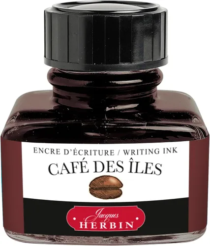 Miniatura 18 de Tinta para pluma estilográfica Herbin - Botella de 30 ml - Bleu Azur