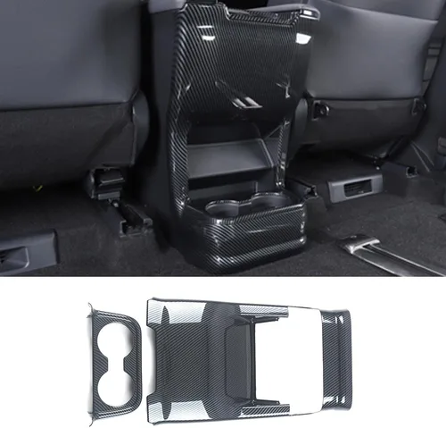 Accesorios de automóvil compatibles con Toyota Sienna 2021 2022 2023 2024 Panel de salida de ventilación de aire trasero interior cubierta