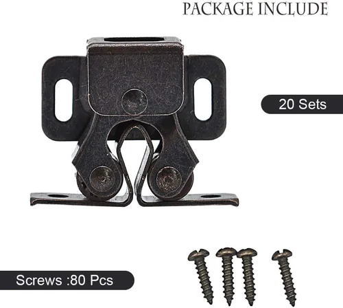 Miniatura 5 de 20 pestillos de acero laminado en frío (tono bronce)