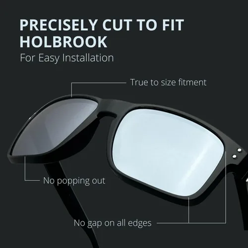 Miniatura 3 de Dynamix Lentes de repuesto polarizadas para Oakley Holbrook OO9102 Fácil de instalar Se ajustan perfectamente