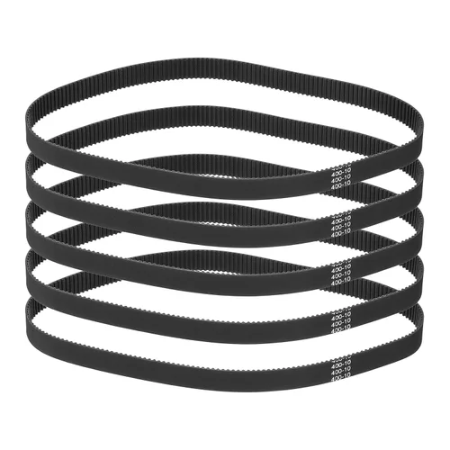 Miniatura 26 de MECCANIXITY 3.780 in GT-2 correa dentada, 5pcs 0.354 in ancho 0.079 in paso impresión 3D GT-2 correa dentada caucho de bucle cerrado, negro