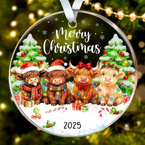 Miniatura 26 de HEXMOZ Adornos de Oso para Árbol de Navidad - Regalos de Osos para Mujeres, Hombres, Amantes de los Osos - Adorno de Navidad de Osos, Ideas
