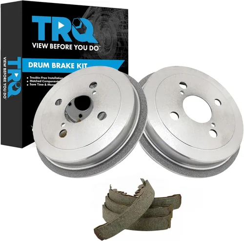 Miniatura 40 de Kit de tambor de freno y zapata ABS trasero TRQ Compatible con Subaru Forester Impreza