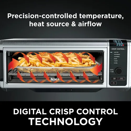 Miniatura 7 de Ninja SP080 Foodi - Horno de encimera digital con función 6 en 1, capacidad abatible y lejos para espacio de almacenamiento, con cesta de freír