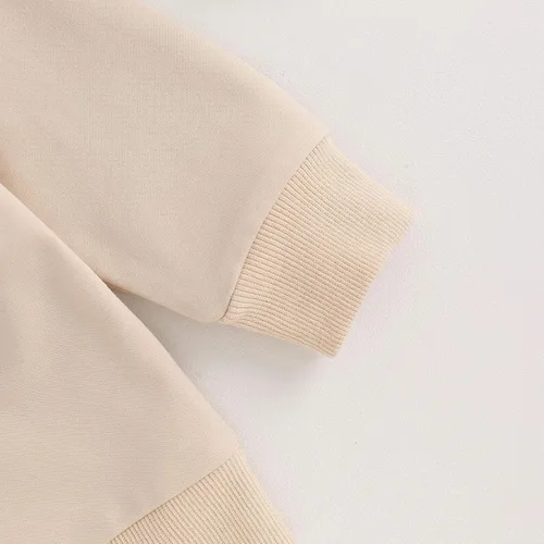 Miniatura 4 de Ayalinggo Ropa a juego para bebé niño y niña, sudadera con cuello redondo y sudadera de gran