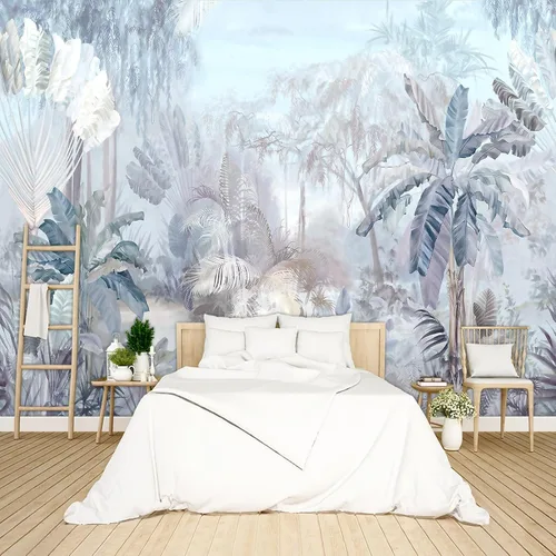 Miniatura 29 de Papel tapiz floral de peonía gris para despegar y pegar para dormitorio, sala de estar, 58 x 86 pulgadas