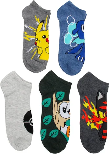 Miniatura 2 de Pokemon Paquete de 5 calcetines para hombre