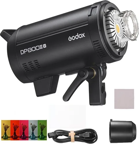 Miniatura 4 de Godox DP400III-V Actualizado Luz de Flash de Estudio 400Ws Potencia GN87 5600±200K Iluminación Estroboscópica Sistema Inalámbrico X de 2.4G Montaje
