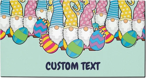 Miniatura 14 de Tapete de bienvenida al aire libre de Pascua clásico con patrón de huevo de Pascua personalizado para interiores Huevos - Personalizado