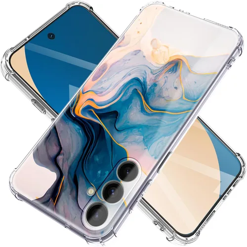 Miniatura 13 de para Samsung Galaxy a15 5G [Funda de Mármol Delgada]+[Anti-Caída Protectora] Fundas de Teléfono de TPU Suave y Elegantes para Mujeres de 6.5 Pulgadas