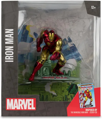 Miniatura 7 de McFarlane Toys - Figura posada a escala 1:10 de Marvel Iron Man con escena (The Invincible Iron Man #126)