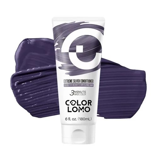 Miniatura 9 de COLORLOMO Tinte Semipermanente para el Cabello - Acondicionador Depositante de Color de 6 oz con Manteca de Karité y Aceite de Almendras - Azul