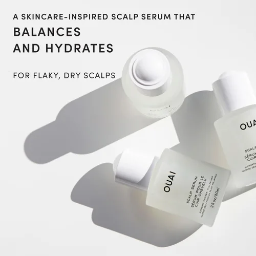 Miniatura 2 de OUAI Suero para el cuero cabelludo – Suero equilibrante para el cabello con extracto de trébol rojo, ginseng siberiano y péptidos para un cabello