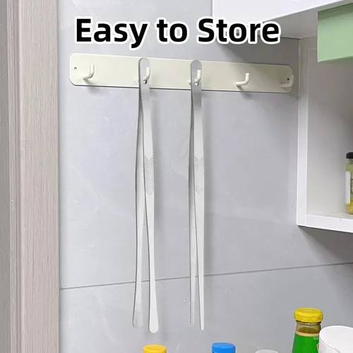 Miniatura 4 de Pinzas de Cocina ChefBee - 2 Piezas de 30 cm de Acero Inoxidable, Pinzas de Metal con Puntas Dentadas de Precisión para Chef, Servir Alimentos, Asar