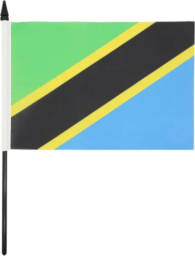 Miniatura 86 de AZ FLAG Sierra Leone Bandera de mesa 5'' x 8'' - Bandera de escritorio de Sierra Leona 21 x 14 cm - Bastón y base de plástico negro