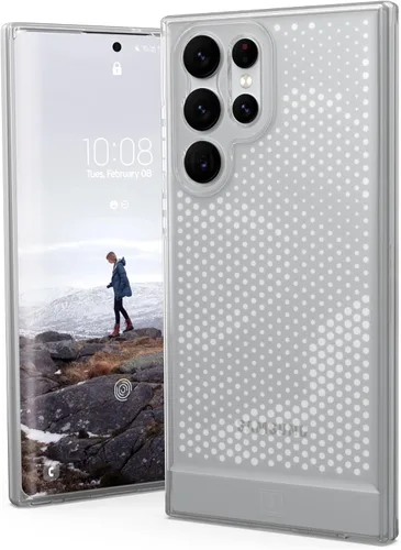 URBAN ARMOR GEAR [U] por UAG - Funda protectora para Samsung Galaxy S22 Ultra, transparente, delgada, ligera, elegante, transparente, resistente a