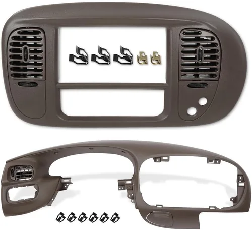 Miniatura 20 de PIT66 Bisel de Almohadilla de Tablero Negro Compatible con Ford F150 1997-2003/ Compatible con Ford Expedition 1997-2003