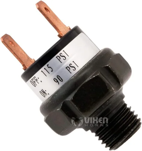 Miniatura 8 de Vixen Horns Tanque de bocina de tren/aire de 0.5 galones (2 litros) con compresor de 150 PSI a bordo sistema/kit 12V VXO8805