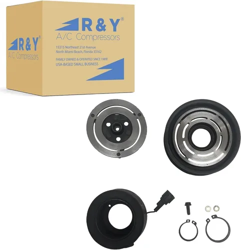RYC A/C Compresor Embrague FG655-01-CL (Se adapta a Nissan Maxima 3.0L 1999, 2000, 2001; Compatible con Infiniti I30 3.0L 1999, 2000, 2001)