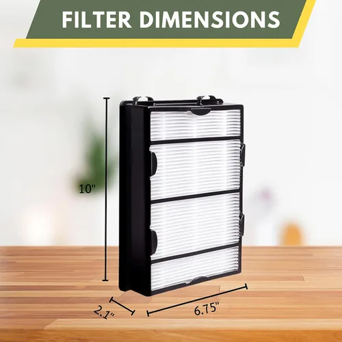 Miniatura 2 de Nispira Filtro de aire HEPA de repuesto compatible con filtro de aire Holmes HAPF600 HAPF600D HAPF600D-U2 filtro B, 8 paquetes