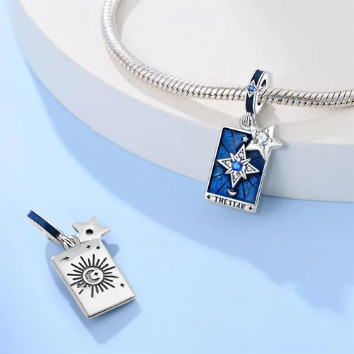 Miniatura 202 de KUNSIR Los abalorios se adaptan a pulseras Pandora para mujer, plata de ley 925, cuentas colgantes de joyería para niñas, dijes de feliz cumpleaños