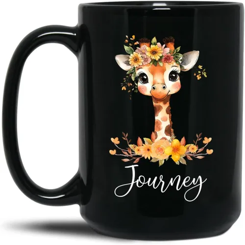 Miniatura 27 de Taza de café con nombre personalizado, regalo para amigo, compañero de trabajo, cumpleaños, taza de cerámica negra personalizada para amantes
