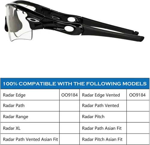 Miniatura 3 de Kits de Goma de Repuesto para Oakley Radar Path Paso Rango Edge