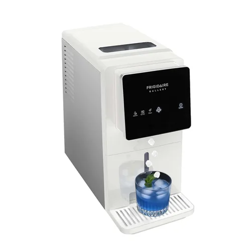 Miniatura 13 de FRIGIDAIRE Máquina de hielo de pepitas con pantalla táctil, máquina de hielo para encimera, máquina de hielo sónico con capacidad de 33 libras