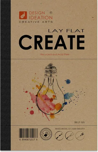 Miniatura 10 de Design Ideation Lay Flat Create. Cuaderno de bocetos de hoja extraíble. Papel premium. Encuadernación plana reforzada Smart-Bind (8.5" x 11")