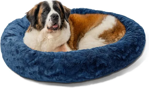 Miniatura 54 de Best Friends by Sheri - The Original Calming Donut - Cama calmante en forma de dona para perros y gatos - Pelo corto, gris, S, 23 x 23 pulgadas Gris