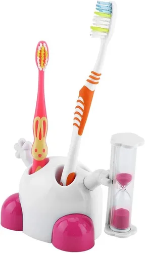 Miniatura 7 de Temporizadores de cepillado de dientes para niños y niños, soporte para cepillo de dientes con temporizador de cuenta regresiva de 3 minutos