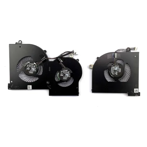 Miniatura 9 de BestParts Nuevo reemplazo original del ventilador de refrigeración de CPU+GPU para MSI GS65 Stealth Thin, P/N: MS-16Q2 MS-16Q3, 16Q2-CPU 16Q2-G-CCW