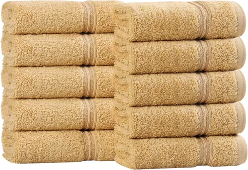 Miniatura 97 de Superior - Juego de 8 toallas de mano de algodón egipcio, toallas básicas de secado rápido, toallas pequeñas absorbentes, faciales, spa, cocina