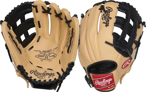 Miniatura 19 de Rawlings Guante de béisbol juvenil Select PRO LITE Modelos Pro Player Tamaños 10.5 a 12.25 pulgadas Múltiples estilos Kris Bryant Camello