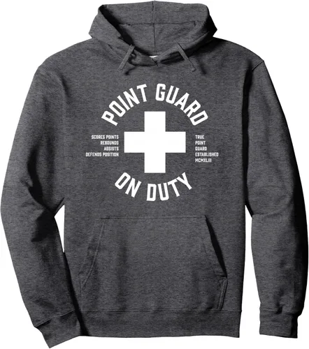 Miniatura 4 de Camiseta de baloncesto Point Guard - Sudadera con capucha de Bball Life Guard, Negro