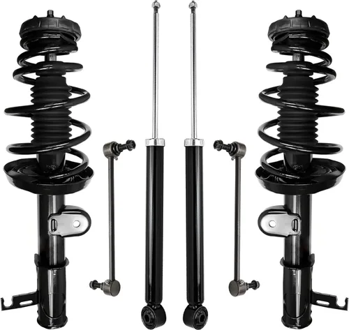 Miniatura 38 de Detroit Axle - Kit de puntales delanteros de 6 piezas para Ford Escape 2014-2019, 2 puntales y muelles helicoidales, 2 enlaces de barra