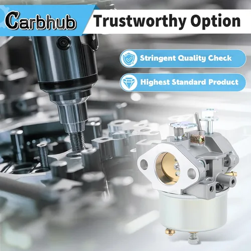 Miniatura 4 de Carbhub 640052 Carburador para Tecumseh 640349 640054 640058 640058A HMSK80 HMSK85 HMSK90 HMSK100 HSMK110 LH318A LH358SA 8HP 9HP 10HP Generador